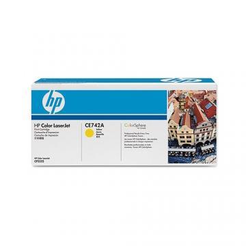 Cartus HP CE742A Galben - Pret | Preturi Cartus HP CE742A Galben