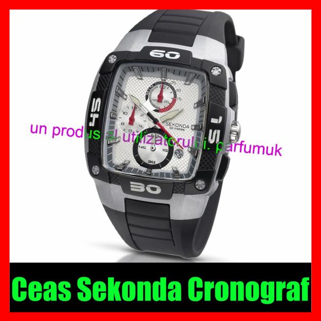 SEKONDA CEAS DE MANA BARBAT , FUNCTIE CRONOGRAF SI DATA, NOU iphone,ipad,nokia,lg,samsung - Pret | Preturi SEKONDA CEAS DE MANA BARBAT , FUNCTIE CRONOGRAF SI DATA, NOU iphone,ipad,nokia,lg,samsung