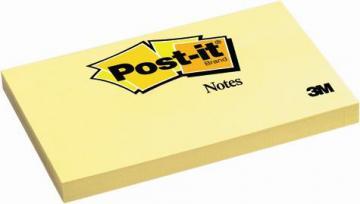 Notite autoadezive Post-itÂ®, 76 x 127 mm, 100 file, galben - Pret | Preturi Notite autoadezive Post-itÂ®, 76 x 127 mm, 100 file, galben