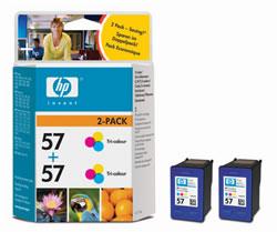 Cartus cerneala HP 2 x HP 57 Tri-colour Inkjet Print Cartridges 2-pack - Pret | Preturi Cartus cerneala HP 2 x HP 57 Tri-colour Inkjet Print Cartridges 2-pack