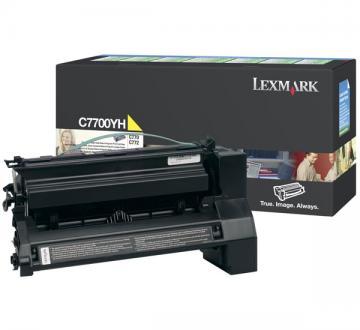 Toner Lexmark C7700YH - Pret | Preturi Toner Lexmark C7700YH