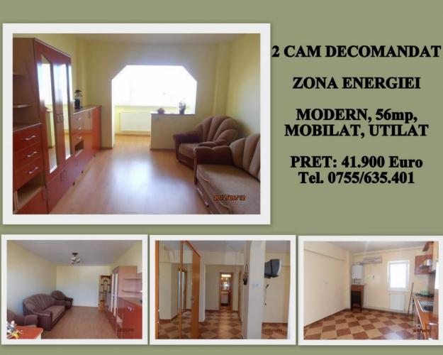 Bacau, vand apartament cu 2 camere decomandat, pe Energiei, cu suprafata de 57mp - Pret | Preturi Bacau, vand apartament cu 2 camere decomandat, pe Energiei, cu suprafata de 57mp