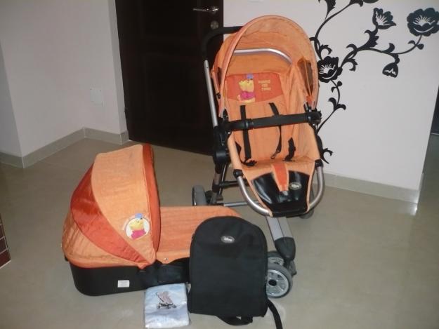 CARUT DISNEY VEGA 3 Orange Pooh BERTONI - Pret | Preturi CARUT DISNEY VEGA 3 Orange Pooh BERTONI