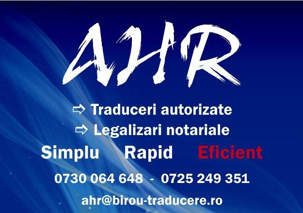 Agentia Nationala de traduceri autorizate AHR™ = 0740254488 - Pret | Preturi Agentia Nationala de traduceri autorizate AHR™ = 0740254488