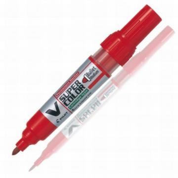 Marker Perm Vsuper Color Varf Rotund, Reincarcabil Negru PILOT - Pret | Preturi Marker Perm Vsuper Color Varf Rotund, Reincarcabil Negru PILOT