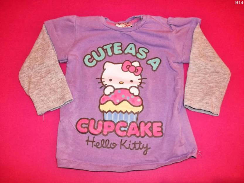 haine copii bluza cu hello kitty pentru fete de 9-12 luni de la sanrio - Pret | Preturi haine copii bluza cu hello kitty pentru fete de 9-12 luni de la sanrio