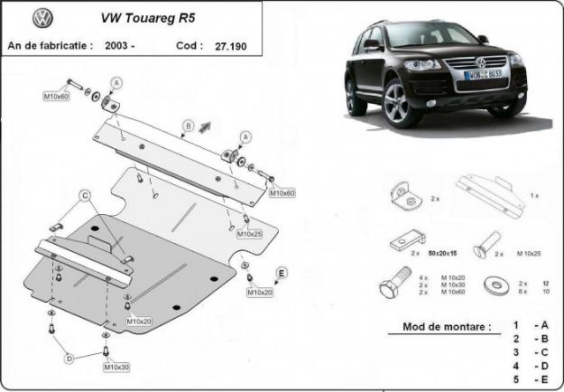 Scut motor VW Touareg - Pret | Preturi Scut motor VW Touareg