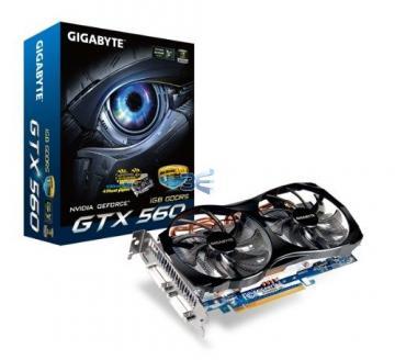 Gigabyte nVidia GeForce GTX 560 WindForce 2, PCI-E, 1GB GDDR5, 256Biti + Transport Gratuit - Pret | Preturi Gigabyte nVidia GeForce GTX 560 WindForce 2, PCI-E, 1GB GDDR5, 256Biti + Transport Gratuit