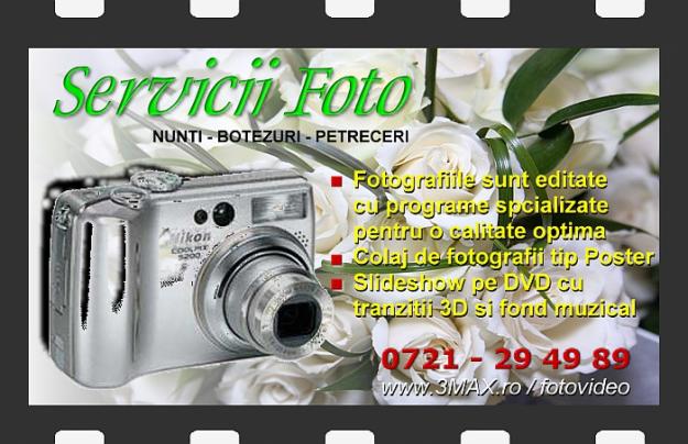 Servicii FOTO - Bucuresti, Pitesti, Arges - nunti, botezuri, evenimente - Pret | Preturi Servicii FOTO - Bucuresti, Pitesti, Arges - nunti, botezuri, evenimente