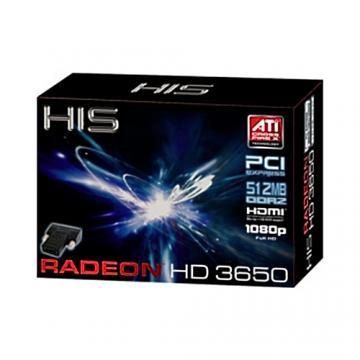 Placa video HIS Radeon HD 3650 512MB DDR2 - Pret | Preturi Placa video HIS Radeon HD 3650 512MB DDR2