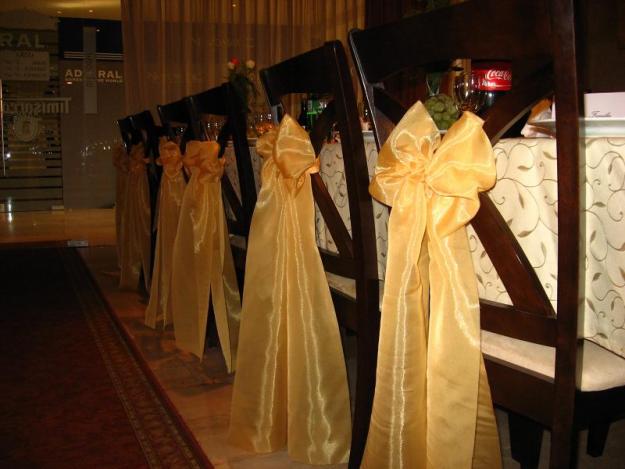 Set materiale decoratiuni nunti organza - Pret | Preturi Set materiale decoratiuni nunti organza