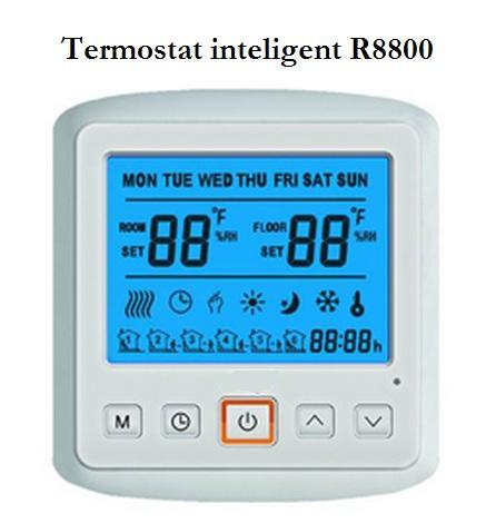 Termostat inteligent pentru incalzire de pardoseala R8800 - Pret | Preturi Termostat inteligent pentru incalzire de pardoseala R8800