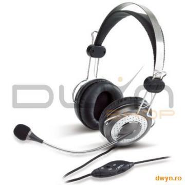 Casti Genius "HS-04SU" + microfon noise canceling, control volum "31710045100" - Pret | Preturi Casti Genius "HS-04SU" + microfon noise canceling, control volum "31710045100"