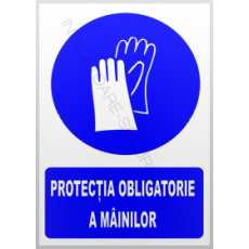 indicatoare protectia obligatorie a mainilor - Pret | Preturi indicatoare protectia obligatorie a mainilor