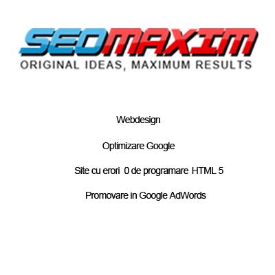 SEOMAXIM promovare site web in Google Andreea 0730924457 - Pret | Preturi SEOMAXIM promovare site web in Google Andreea 0730924457