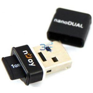 nJoy NJ-NL32G, nanoDUAl 2-in-1 32GB, Negru - Pret | Preturi nJoy NJ-NL32G, nanoDUAl 2-in-1 32GB, Negru