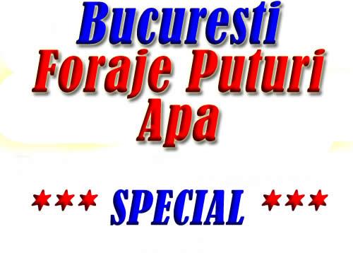 Execut Foraje Puturi Apa In Bucuresti - Pret | Preturi Execut Foraje Puturi Apa In Bucuresti