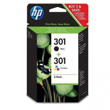 Combo-pack toner HP 301 Black-Tri-color, CR340EE - Pret | Preturi Combo-pack toner HP 301 Black-Tri-color, CR340EE