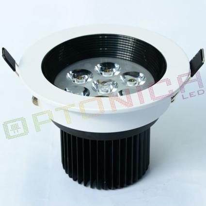 12W Spot LED Incastrabil rotund, lumina alba - Pret | Preturi 12W Spot LED Incastrabil rotund, lumina alba