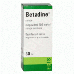 Betadine 10% Solutie 30 ml - Pret | Preturi Betadine 10% Solutie 30 ml