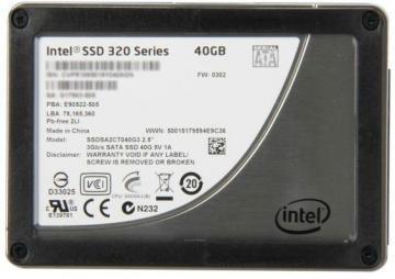 SSD Intel 320 Series 40GB, 2.5in SATA 3Gb/s, 25nm, MLC, 9.5mm, SSDSA2CT040G3K5 - Pret | Preturi SSD Intel 320 Series 40GB, 2.5in SATA 3Gb/s, 25nm, MLC, 9.5mm, SSDSA2CT040G3K5