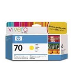 Cartus cerneala HP 70 130 ml Yellow Ink Cartridge with Vivera Ink - C9454A - Pret | Preturi Cartus cerneala HP 70 130 ml Yellow Ink Cartridge with Vivera Ink - C9454A