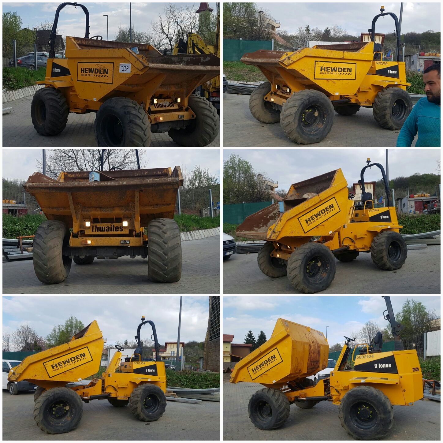 inchiriere dumper de 9 tone, utilaje pentru constructii, cluj - Pret | Preturi inchiriere dumper de 9 tone, utilaje pentru constructii, cluj