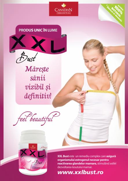 Sani mai mari si mai fermi cu XXLBUST - Pret | Preturi Sani mai mari si mai fermi cu XXLBUST