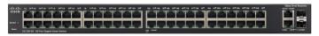 Switch Cisco SG200-50, 10/100/1000 Gigabit 48 Ports + 2 Combo mini-GBIC Ports, Web-GUI/QoS/IPv6 - Pret | Preturi Switch Cisco SG200-50, 10/100/1000 Gigabit 48 Ports + 2 Combo mini-GBIC Ports, Web-GUI/QoS/IPv6