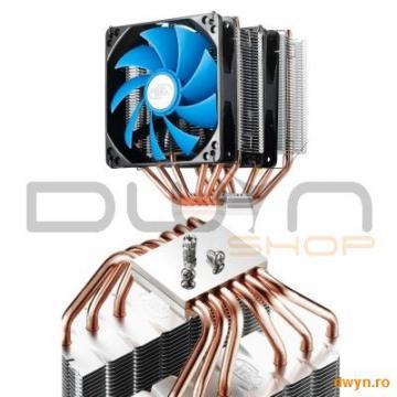 Deepcool Neptwin, 6 heatpipe-uri, 2x 120mm fans (1300 RPM / 900-1500 RPM, 53.65 CFM / 60.29 CFM, 26. - Pret | Preturi Deepcool Neptwin, 6 heatpipe-uri, 2x 120mm fans (1300 RPM / 900-1500 RPM, 53.65 CFM / 60.29 CFM, 26.