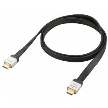 Cablu Sony High-Speed HDMI, flat, Ethernet Channel (HEC), 5m, negru, DLCHE50HF.CAE - Pret | Preturi Cablu Sony High-Speed HDMI, flat, Ethernet Channel (HEC), 5m, negru, DLCHE50HF.CAE