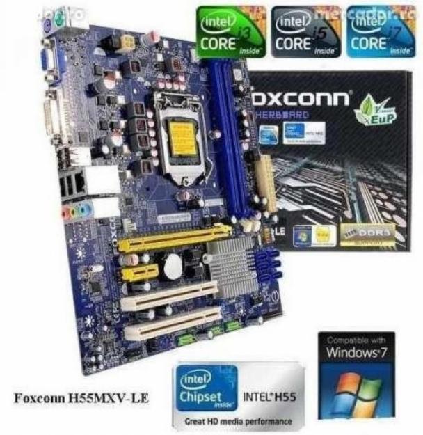 Kit Placa de Baza Foxconn H55MXV-LE + Procesor Intel core i3-550 3.20Ghz, Noi/Sigilate/Gar - Pret | Preturi Kit Placa de Baza Foxconn H55MXV-LE + Procesor Intel core i3-550 3.20Ghz, Noi/Sigilate/Gar