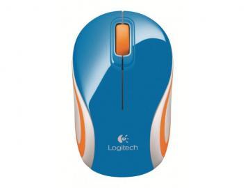 Mouse mini Wireless M187, optic, 1000dpi, 3 butoane, albastru, Logitech (910-002738) - Pret | Preturi Mouse mini Wireless M187, optic, 1000dpi, 3 butoane, albastru, Logitech (910-002738)