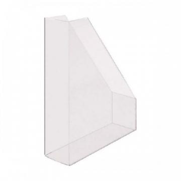 Suport vertical plastic pentru cataloage, 67mm, HELIT Economy - transparent - Pret | Preturi Suport vertical plastic pentru cataloage, 67mm, HELIT Economy - transparent