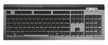 Tastatura cu fir foarte slim KB-1450, 7 taste multimedia, USB, Trust (15366) - Pret | Preturi Tastatura cu fir foarte slim KB-1450, 7 taste multimedia, USB, Trust (15366)