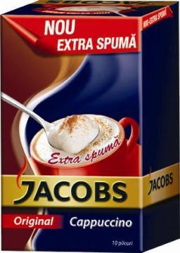 Jacobs Cappucino Original, 10 plicuri x 13.5 g - Pret | Preturi Jacobs Cappucino Original, 10 plicuri x 13.5 g