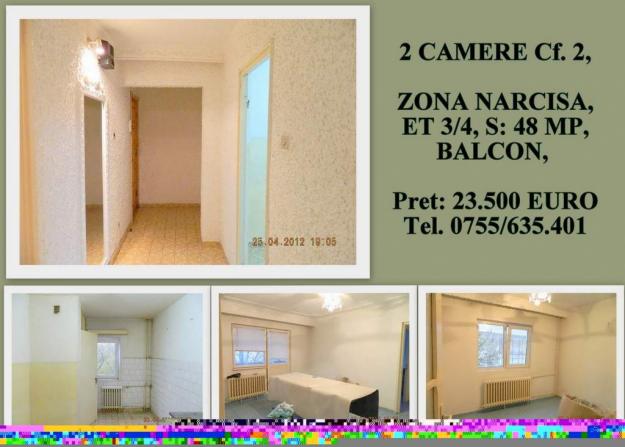 VAND APARTAMENT CU 2 CAMERE SEMIDECOMANDAT, ZONA REPUBLICII, ETAJ 3 DIN 4, - Pret | Preturi VAND APARTAMENT CU 2 CAMERE SEMIDECOMANDAT, ZONA REPUBLICII, ETAJ 3 DIN 4,