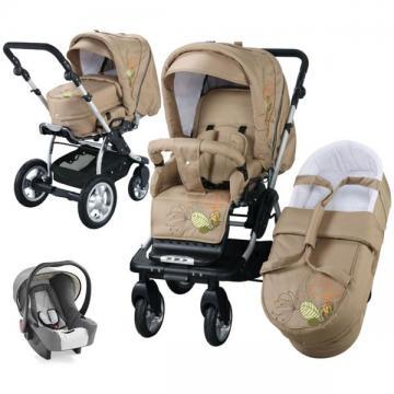 Carucior 3 in 1 Alu Miko - Camel Fleury - Pret | Preturi Carucior 3 in 1 Alu Miko - Camel Fleury