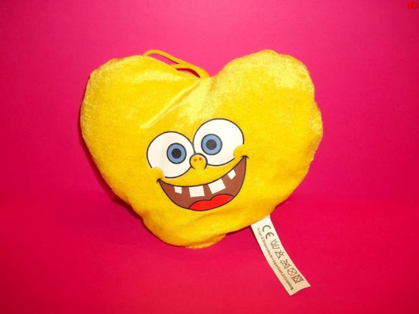 jucarii personaj din desene animate inimioara sponge bob din plus cu agatatoare - Pret | Preturi jucarii personaj din desene animate inimioara sponge bob din plus cu agatatoare