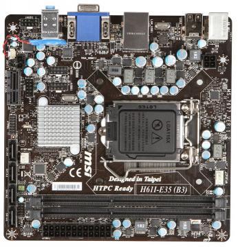 Placa de baza MSI H61I-E35 - Pret | Preturi Placa de baza MSI H61I-E35