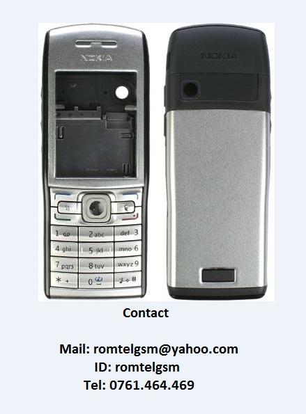 Carcasa Nokia E50 SILVER ORIGINALA COMPLETA SIGILATA - Pret | Preturi Carcasa Nokia E50 SILVER ORIGINALA COMPLETA SIGILATA