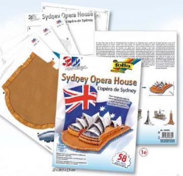 Puzzle Folia 3D 58 piese Opera din Sydney - Pret | Preturi Puzzle Folia 3D 58 piese Opera din Sydney