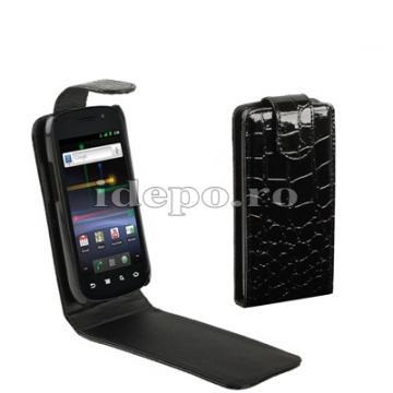 Husa Google Nexus S Husa Samsung Nexus SSun Corcodile Piele - Pret | Preturi Husa Google Nexus S Husa Samsung Nexus SSun Corcodile Piele