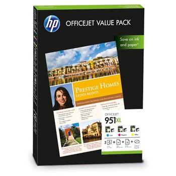 Value Pack HP 951XL Officejet -75 sht/A4/210 x 297 mm, CR712AE - Pret | Preturi Value Pack HP 951XL Officejet -75 sht/A4/210 x 297 mm, CR712AE