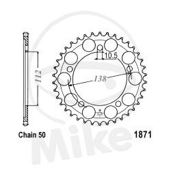 JTR1871 - foie spate 530 JT Sprockets, 48 dinti - Pret | Preturi JTR1871 - foie spate 530 JT Sprockets, 48 dinti