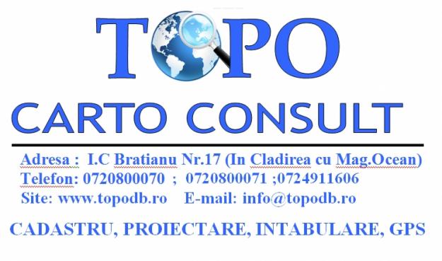 Firma de cadastru - CARTO TOPO CONSULT - Pret | Preturi Firma de cadastru - CARTO TOPO CONSULT