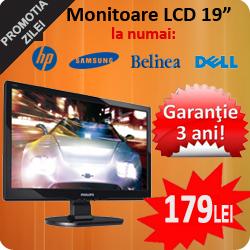 Monitoare LCD Second Hand 19 inch - 179 LEI - Pret | Preturi Monitoare LCD Second Hand 19 inch - 179 LEI