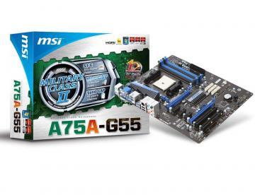 MSI A75A-G55, DDR3, Socket FM1, ATX - Pret | Preturi MSI A75A-G55, DDR3, Socket FM1, ATX