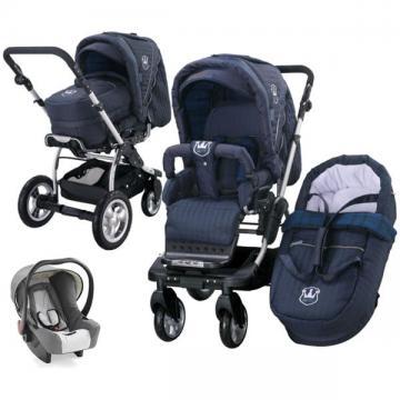 Carucior 3 in 1 Alu Miko - Nightblue - Pret | Preturi Carucior 3 in 1 Alu Miko - Nightblue