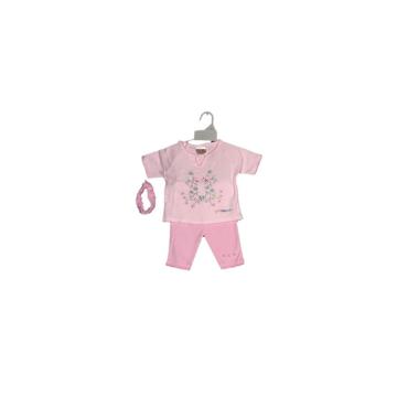 Set bluzita/ pantaloni de vara 3 piese Cutey Couture - roz d - Pret | Preturi Set bluzita/ pantaloni de vara 3 piese Cutey Couture - roz d